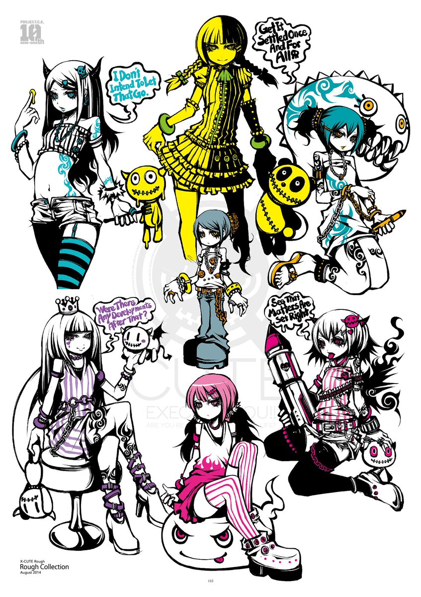 Project.C.K.10周年記念画集『X-CUTE CONSTRUCTION PROJECT.C.K.