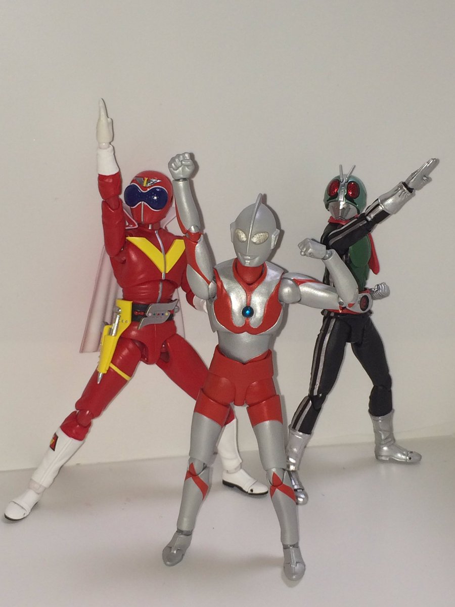 日本の特撮テレビシリーズのビッグ3 #おも写 #フィギュアーツ写真部