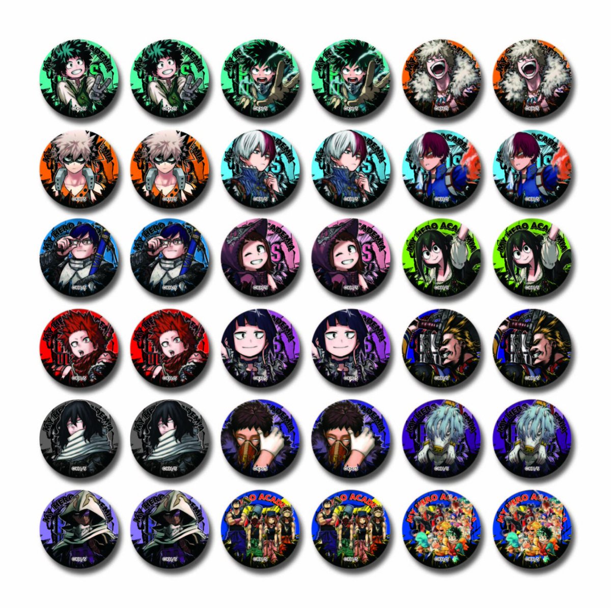 ジャンプキャラクター ミニ缶バッジ 11個セット 2025年11月発売