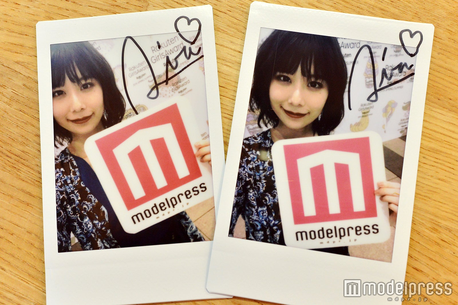 有村藍里 直筆サイン入りチェキ 【公式通販】