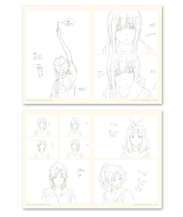 コミケ95販売商品】 「リズと青い鳥 原画集」 みぞれと希美を中心に