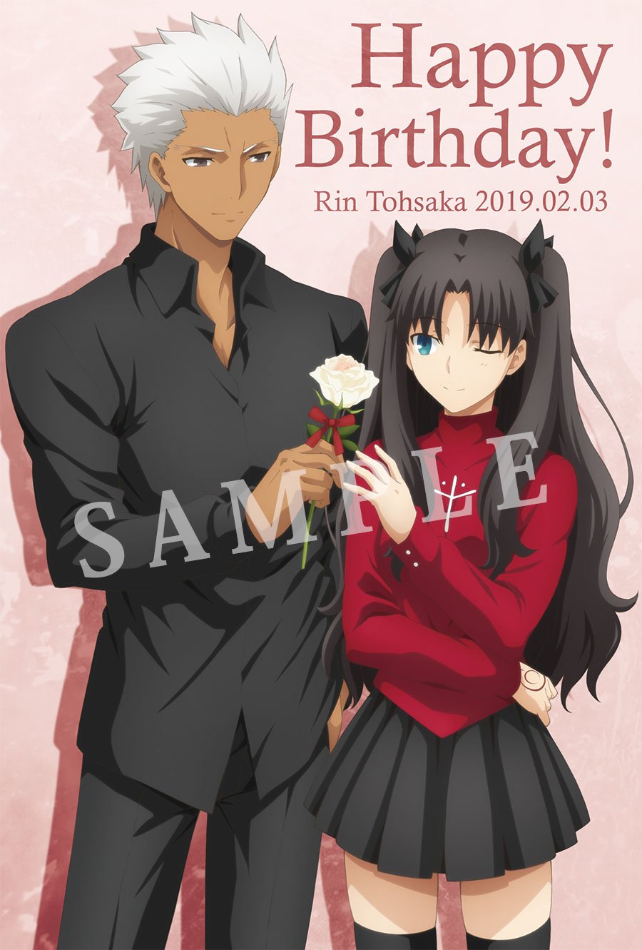 fate/stay night ufotable ポストカード 凛&アーチャー fate/stay