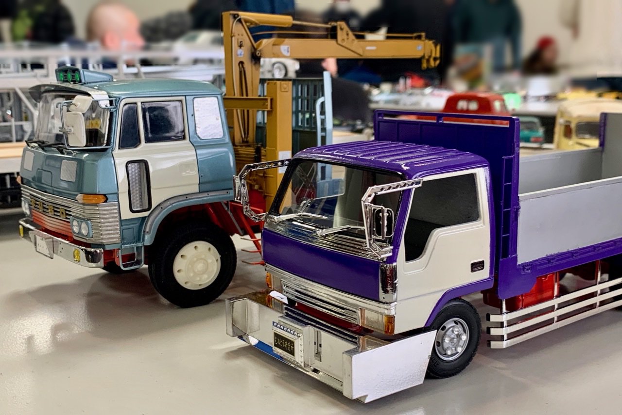 2トン ムネトラ キャンター 1/14 デコトラ 制作途中 架装要望可 2トン