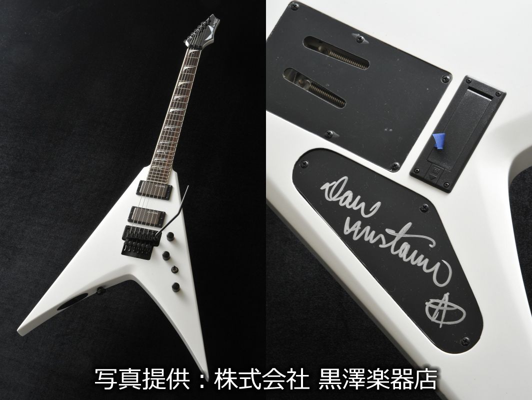メガデス デイヴ・ムステインの直筆サイン入りギターが期間限定＆数量