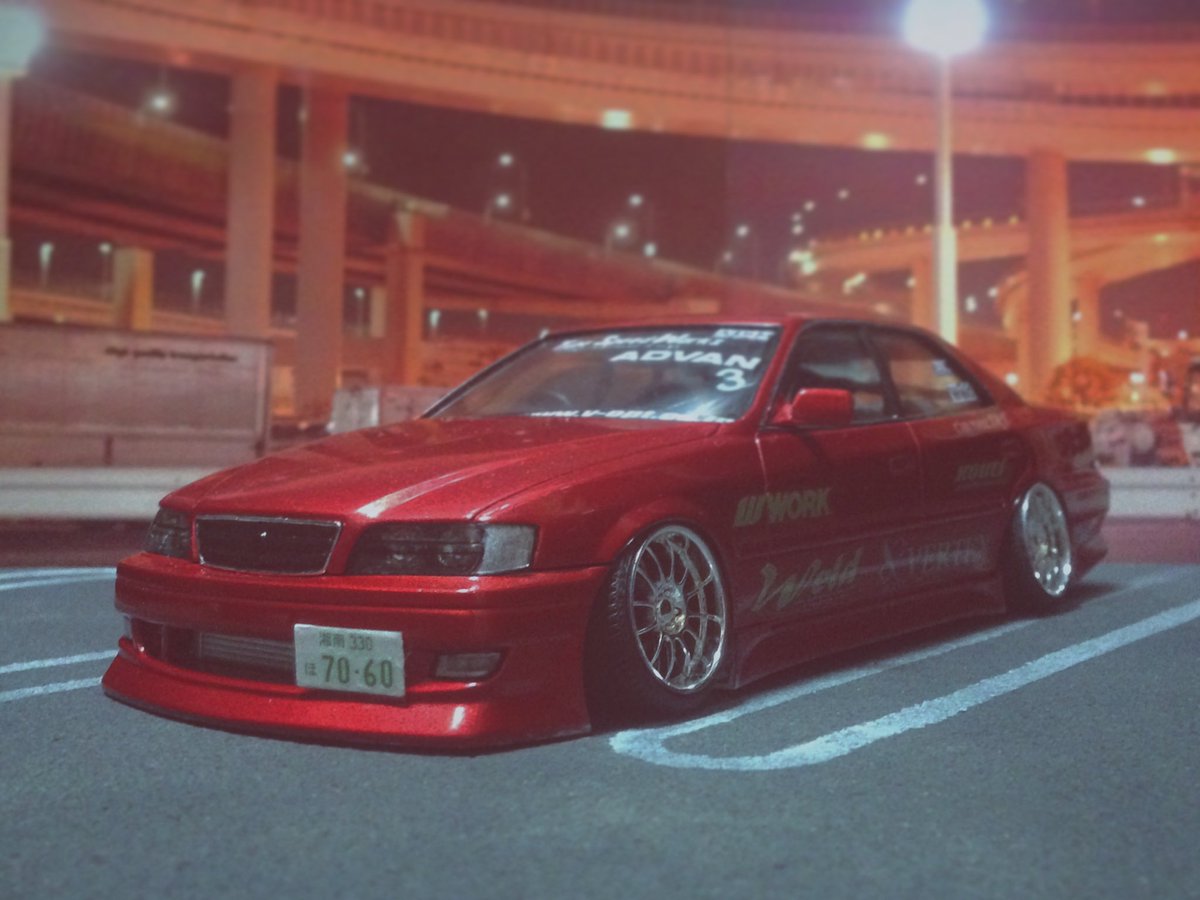 アオシマ 神奈川仕様風jzx100チェイサーおわり。