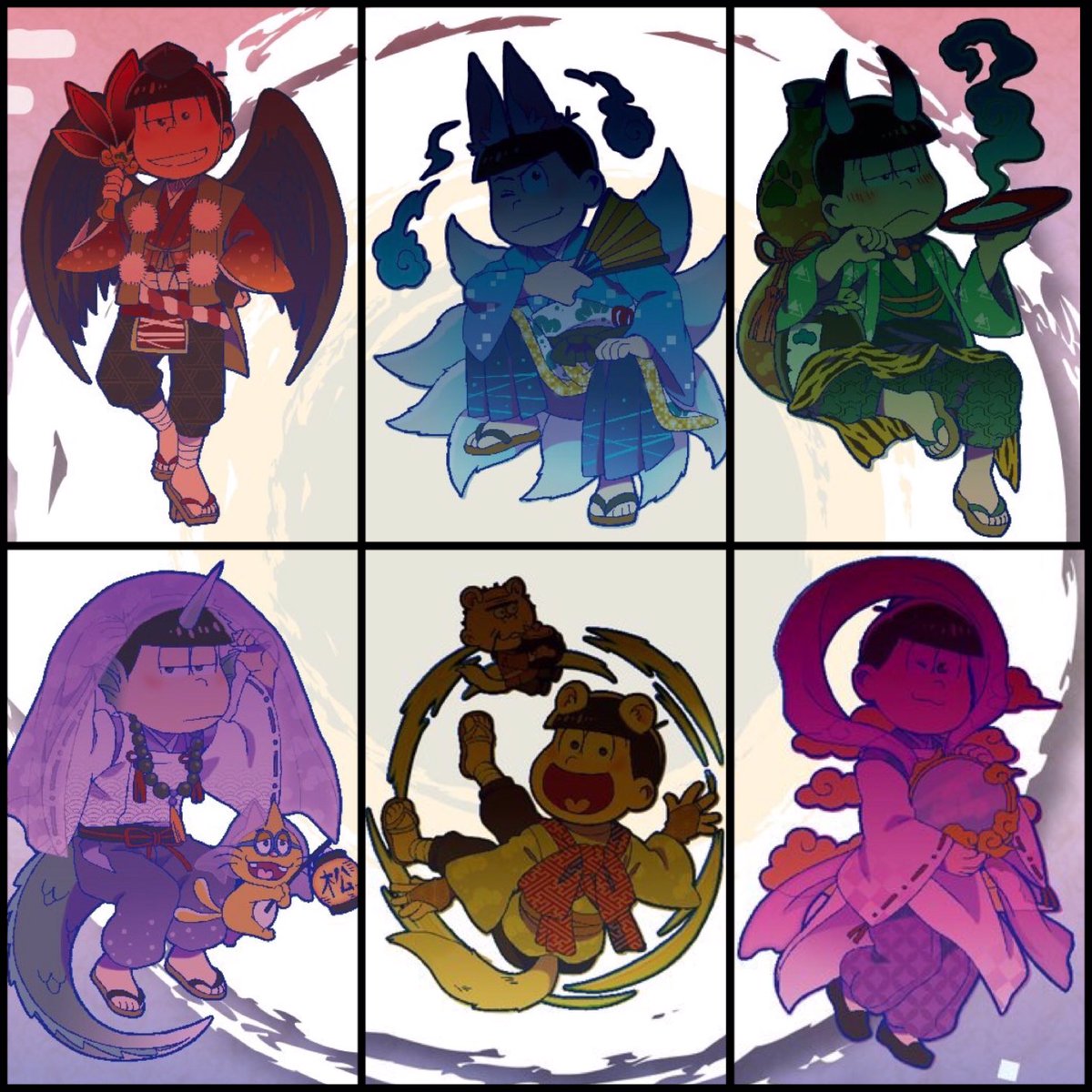 AGF2017で株式会社twincreから登場の限定グッズ「百鬼夜行松」の描き