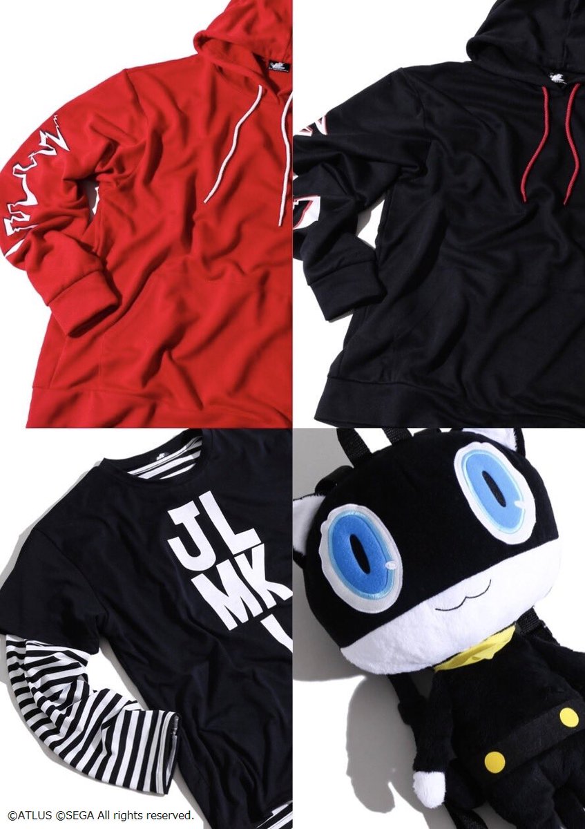 大人気RPGゲーム『ペルソナ5』とWEGOのコラボアイテムが発売決定