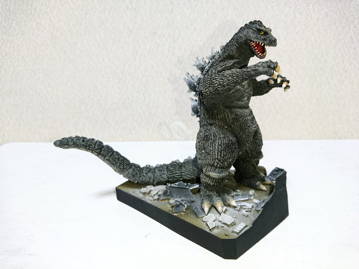 特撮大百科オーナメント ゴジラ1962 キャスト社初のキンゴジの商品化