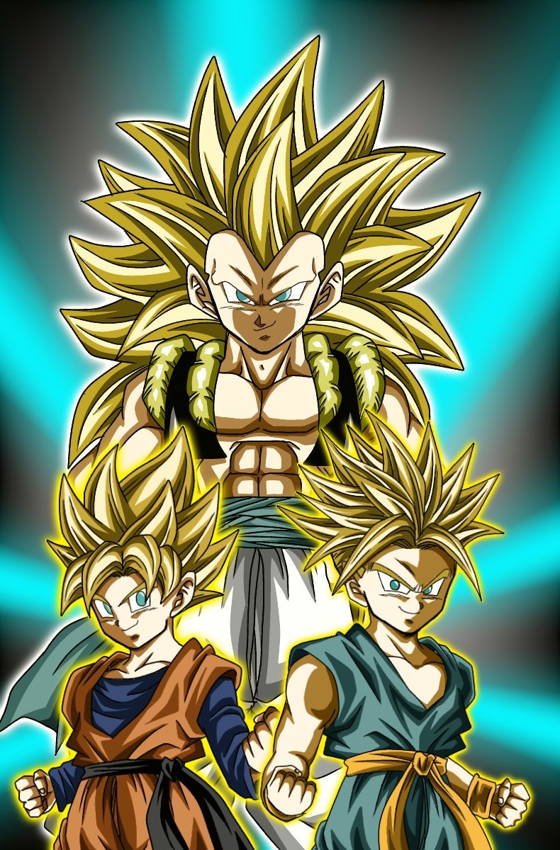 n*a様 ドラゴンボールZ セル画 ゴテンクス 超サイヤ人3 かんっぜんに