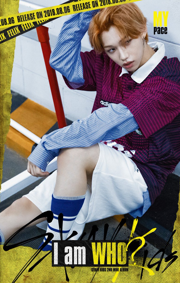 StrayKids I am who フィリックス Stray Kids Felix I am who album Official Photocard : Black Selfie