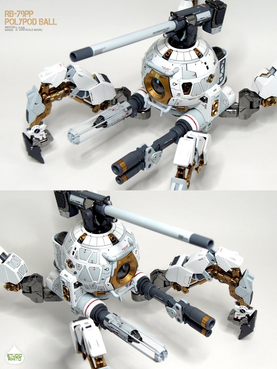 ポリポッドボール完成しました⑅◡̈* いつも通り空想雑誌風に仕立て