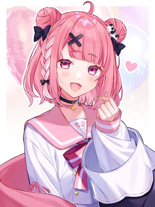 笹木咲 「💖 #笹の絵 」|覡あおひのイラスト