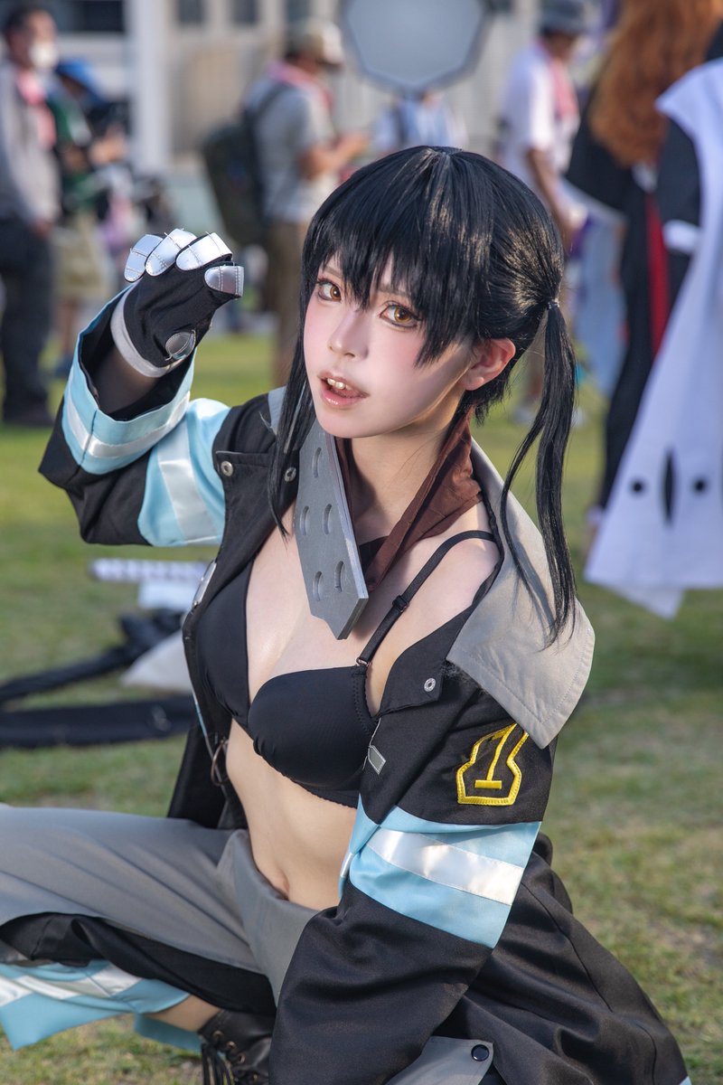 Cosplay】 炎炎ノ消防隊/環 古達 ㅤ こら！こっち見るんじゃねェ