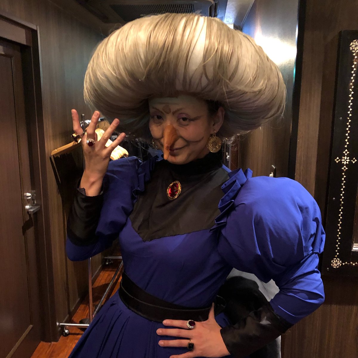 会社の忘年会で本気出して作った湯婆婆。2019年の楽しい？思い出