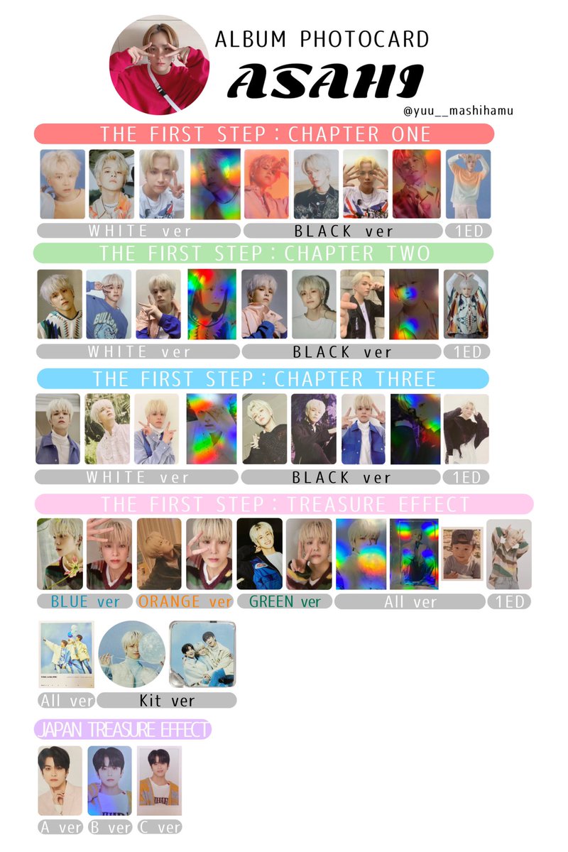 アサヒver 〈追加〉 ・TREASURE SUMMER 2021 ・TREASURE WORLD