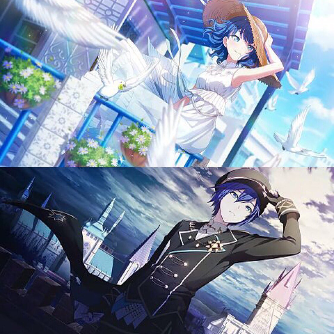 白と黒 #プロセカ #KAITO #桐谷遥