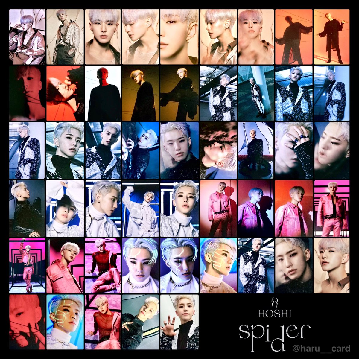 ホシ トレカ セット spider ttt 雑誌 スパイダー SEVENTEEN ホシ