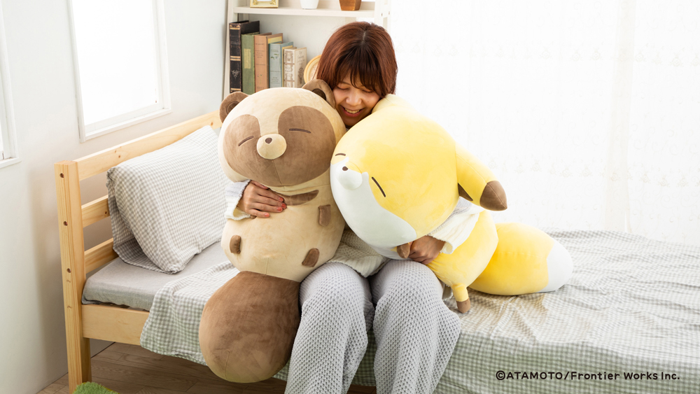 📢ご予約受付中！ 「タヌキとキツネ」すやすやフレンド 超ビッグサイズ