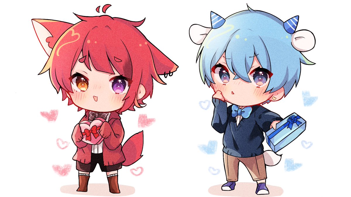 莉犬くんころんくんバレンタインと言えばのゲーム配信楽しかったです笑