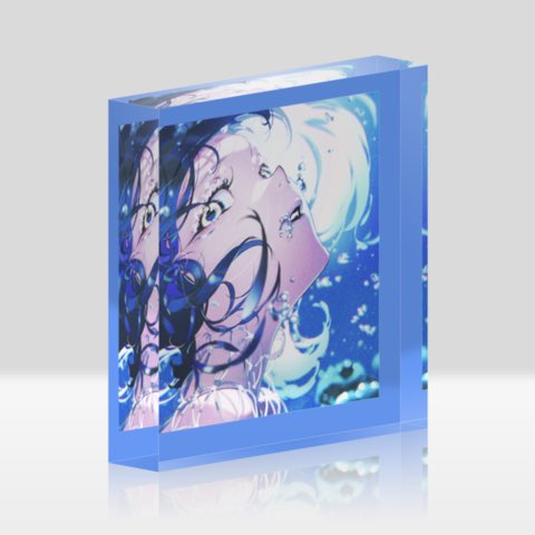 個展グッズ】 EGO アクリルブロック6種 100×100×20mm 各¥5,200