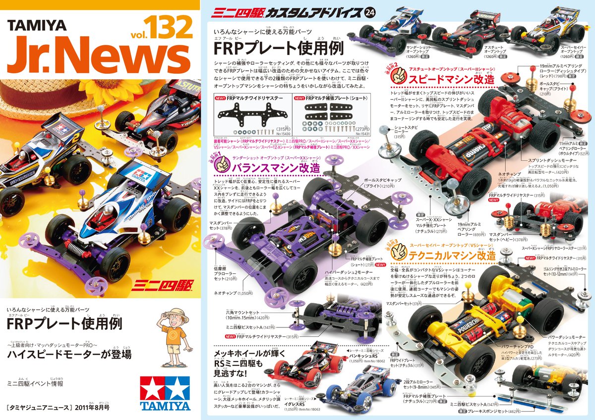 Jrニュース振り返り】過去に発行された『タミヤ・ジュニアニュース』の