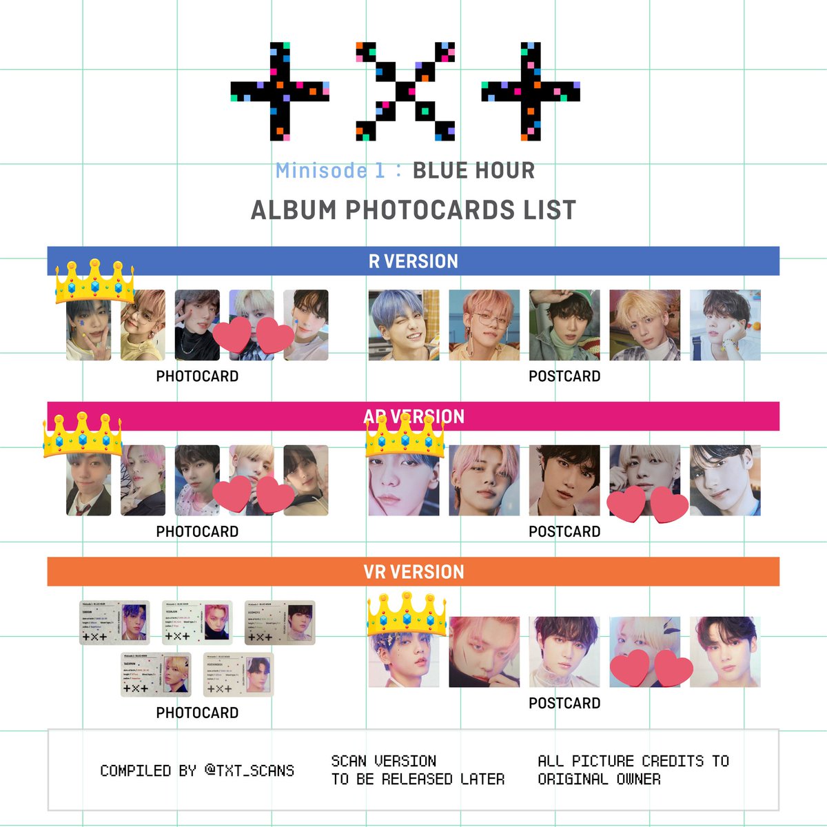 TXT ボムギュ Blue Hour ラキドロ トレカ 【公式通販】