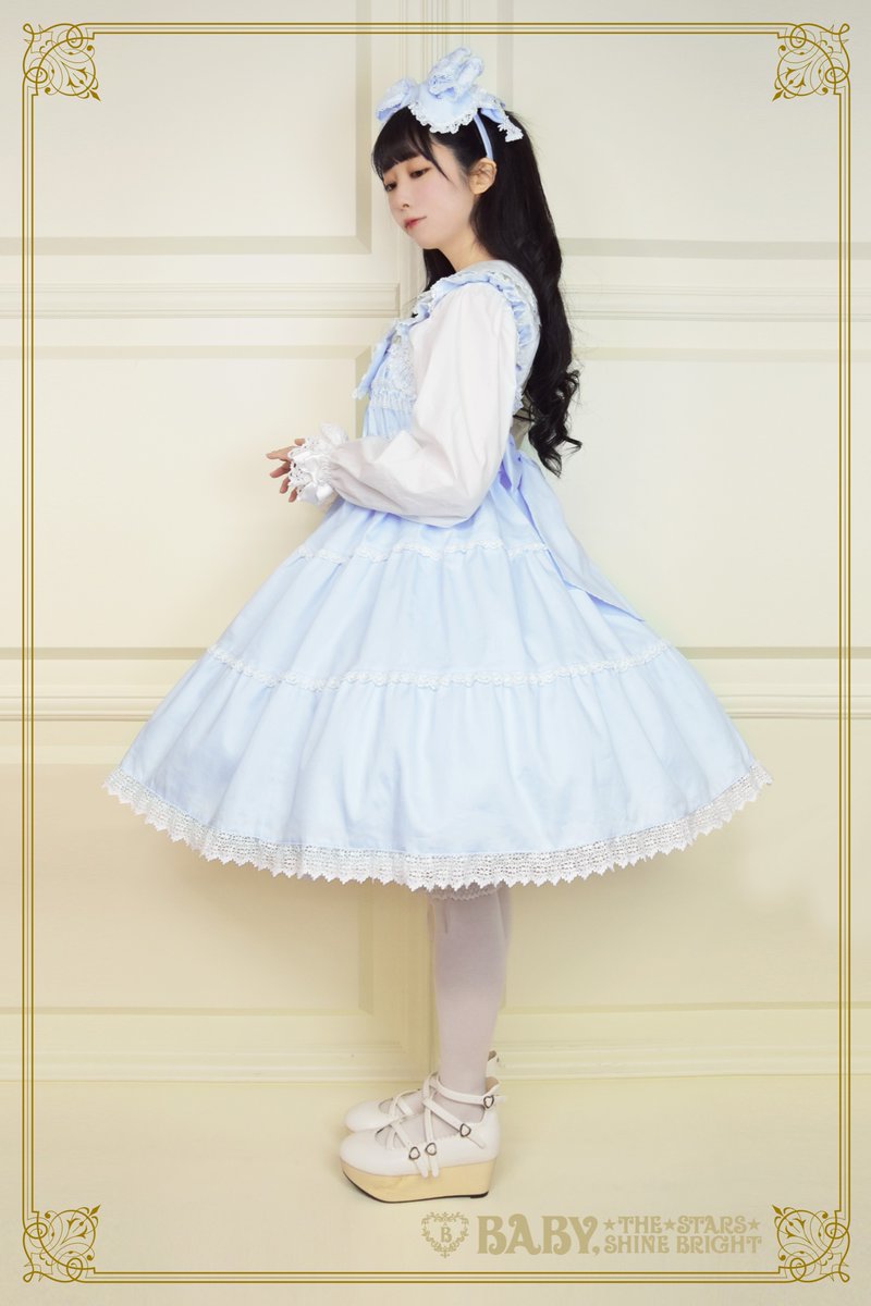 ⭐︎BABY新作情報⭐︎】シャーリングベビードールジャンパースカート