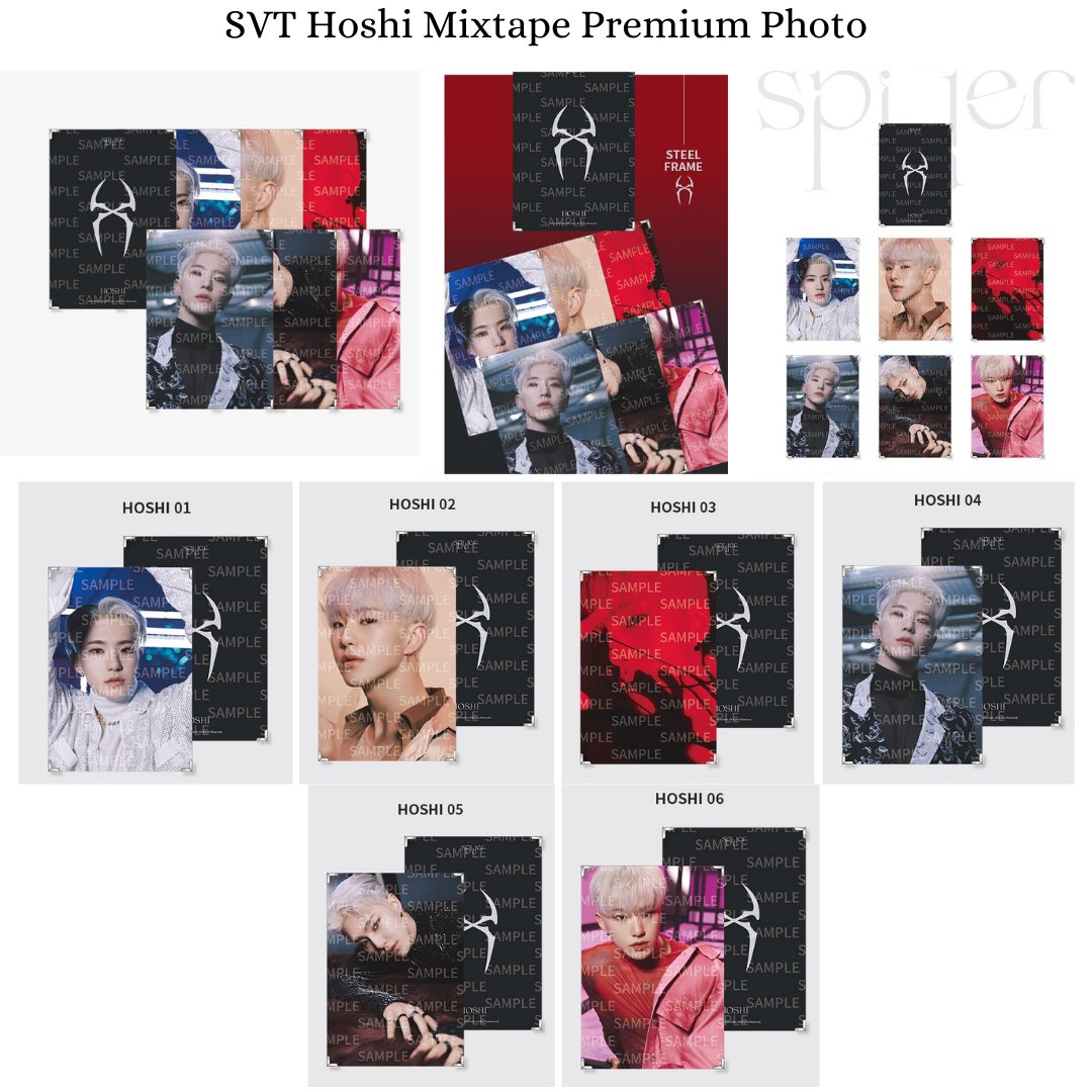 SEVENTEEN Hoshi Mixtape 'Spider' Official Merch