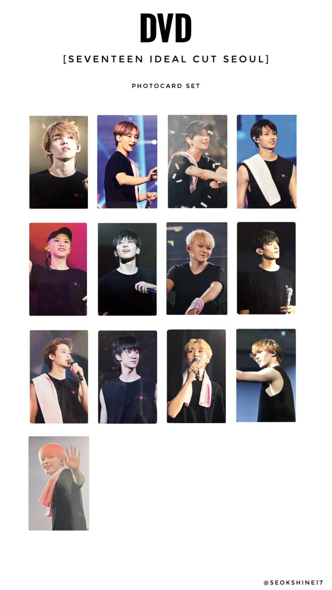 ideal cut dvd Seoul THE8 トレカ ソウルコン レア ideal cut dvd