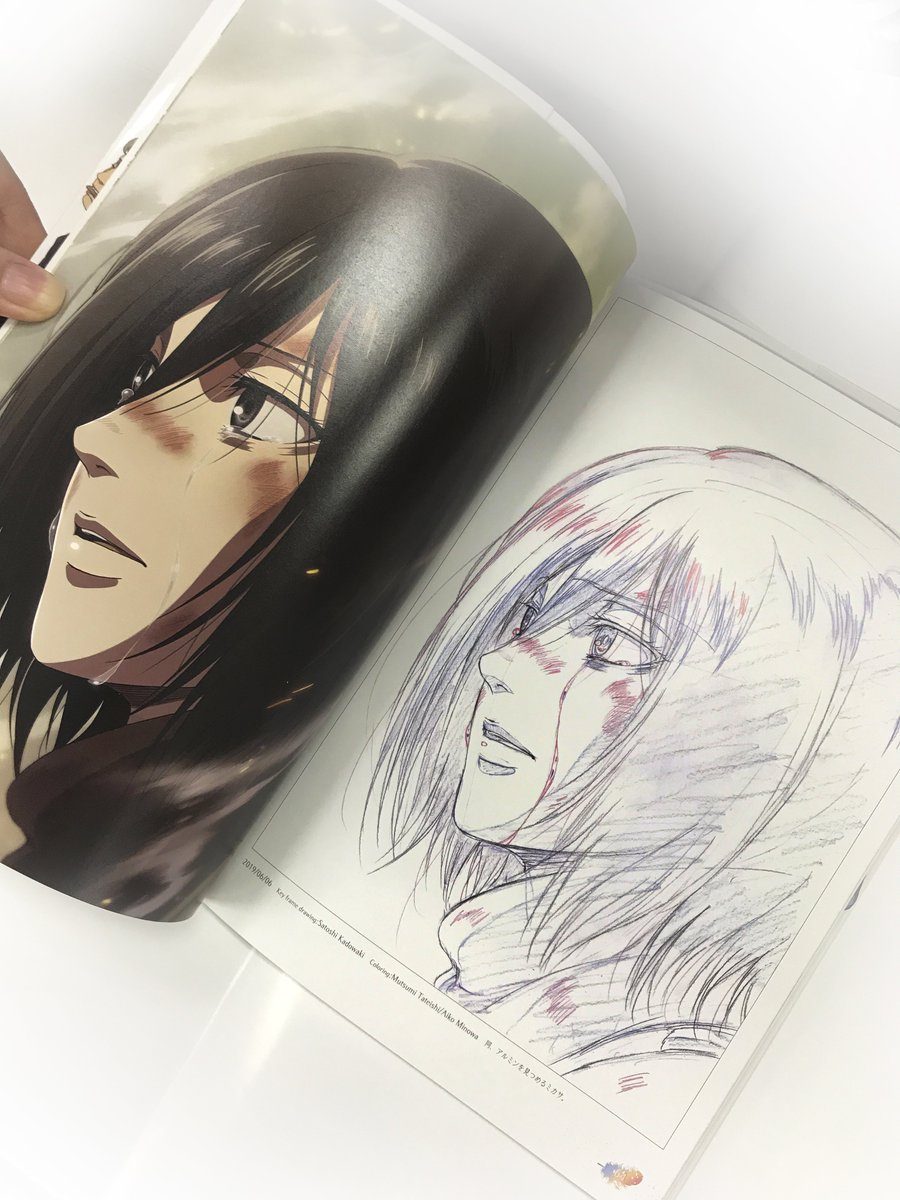 ✨進撃の巨人門脇聡イラスト集✨ 発売まであと1日‼️ 門脇さんの原画と