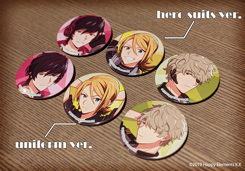 AGF2019出展情報 2/5】 ＜販売物 1/2＞ ・トレーディング缶バッジ 制服