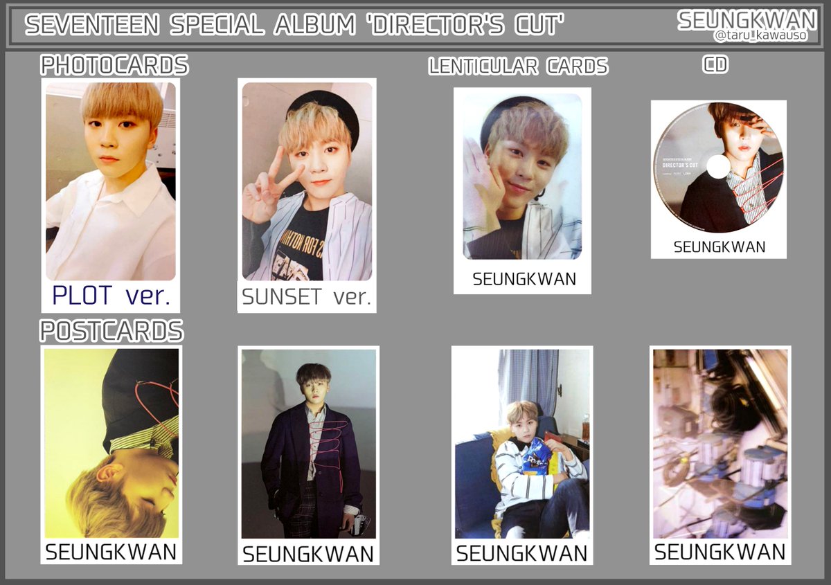 DIRECTOR'S CUT フォトカード CD レンチキュラーカード ポストカード