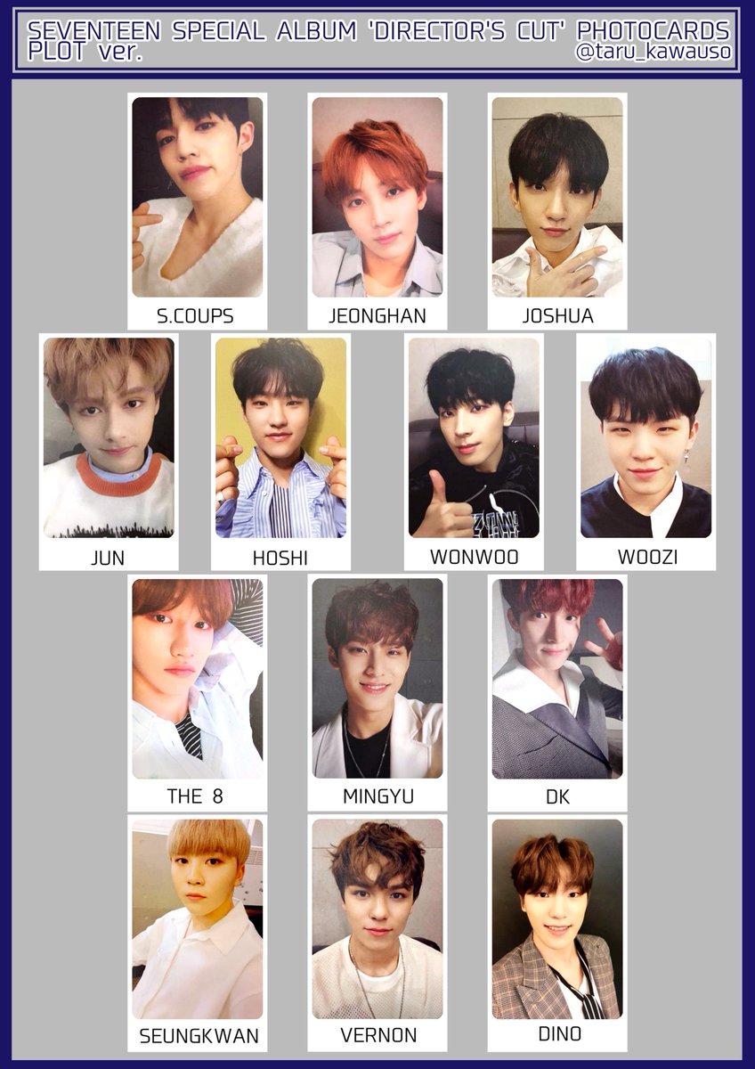 DIRECTOR'S CUT フォトカード レンチキュラーカード トレカ一覧