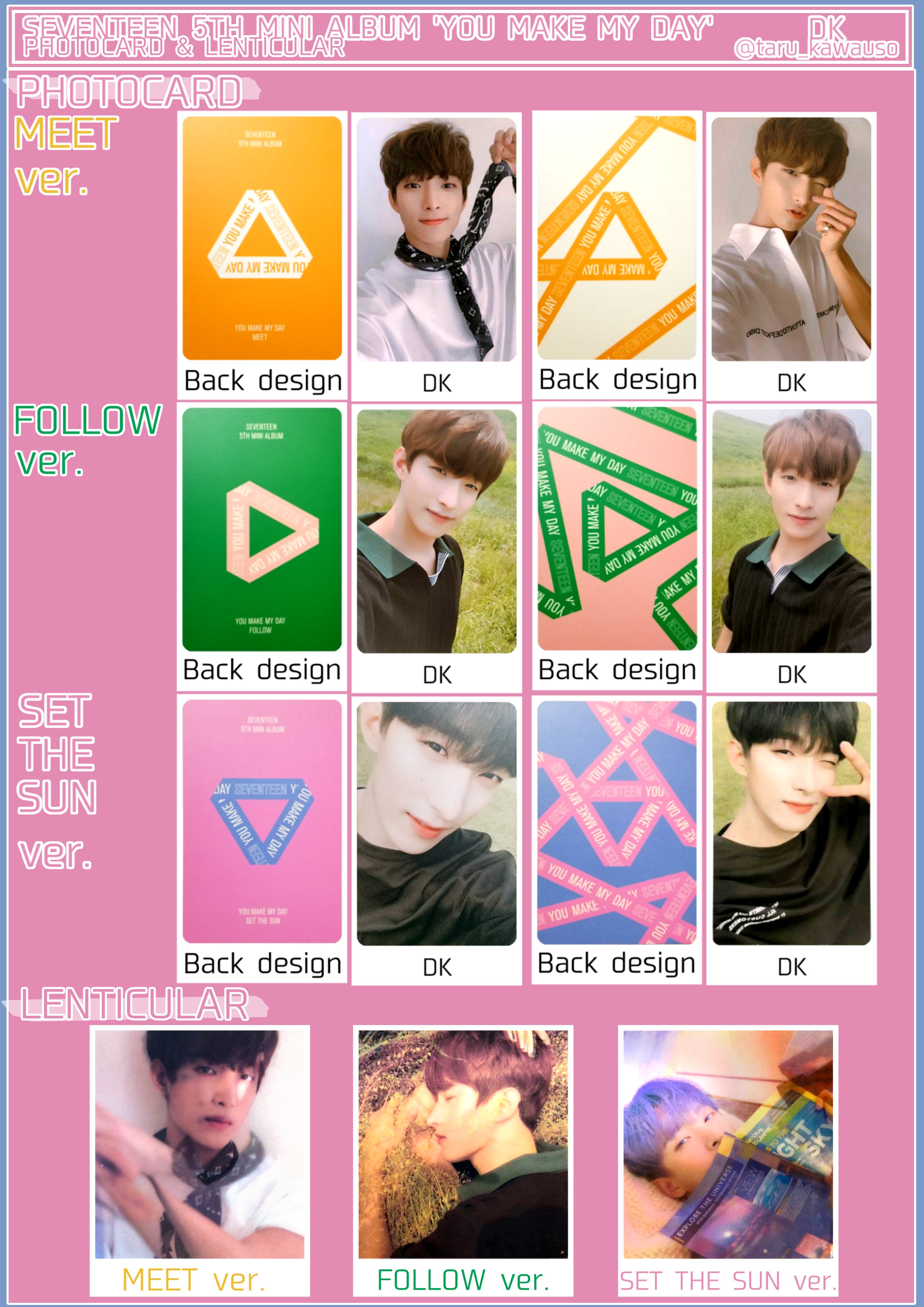 SEVENTEEN DXS ドギョム DK サノク トレカ 2026年最新】seventeen