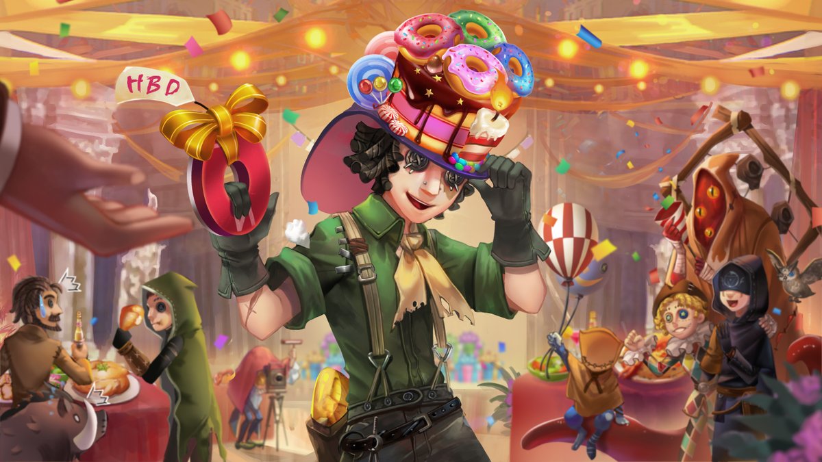 帽子のドーナツケーキに彼は気付くかな？ 沢山のプレゼントに盛大な