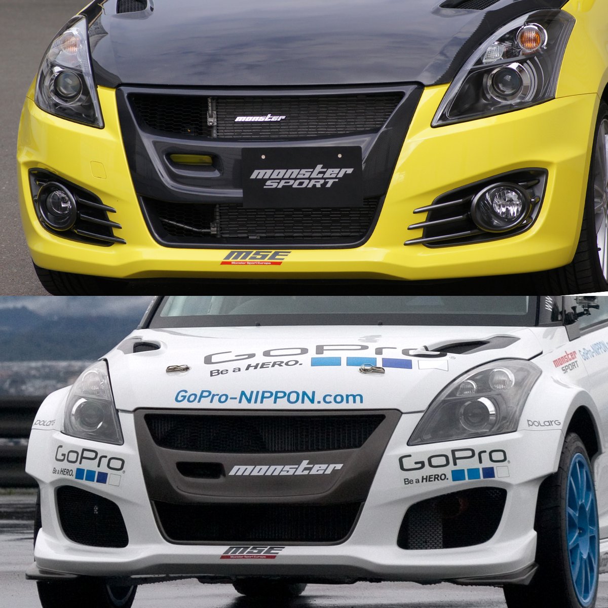 スイフトスポーツ ZC32S MonsterSport カーボンスポーツグリル