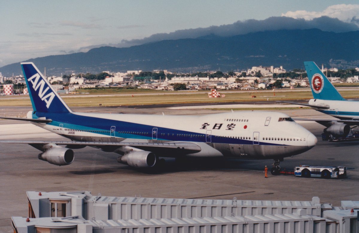 全日空 ボーイング747SR JA8136 ANAスーパージャンボ 大阪空港