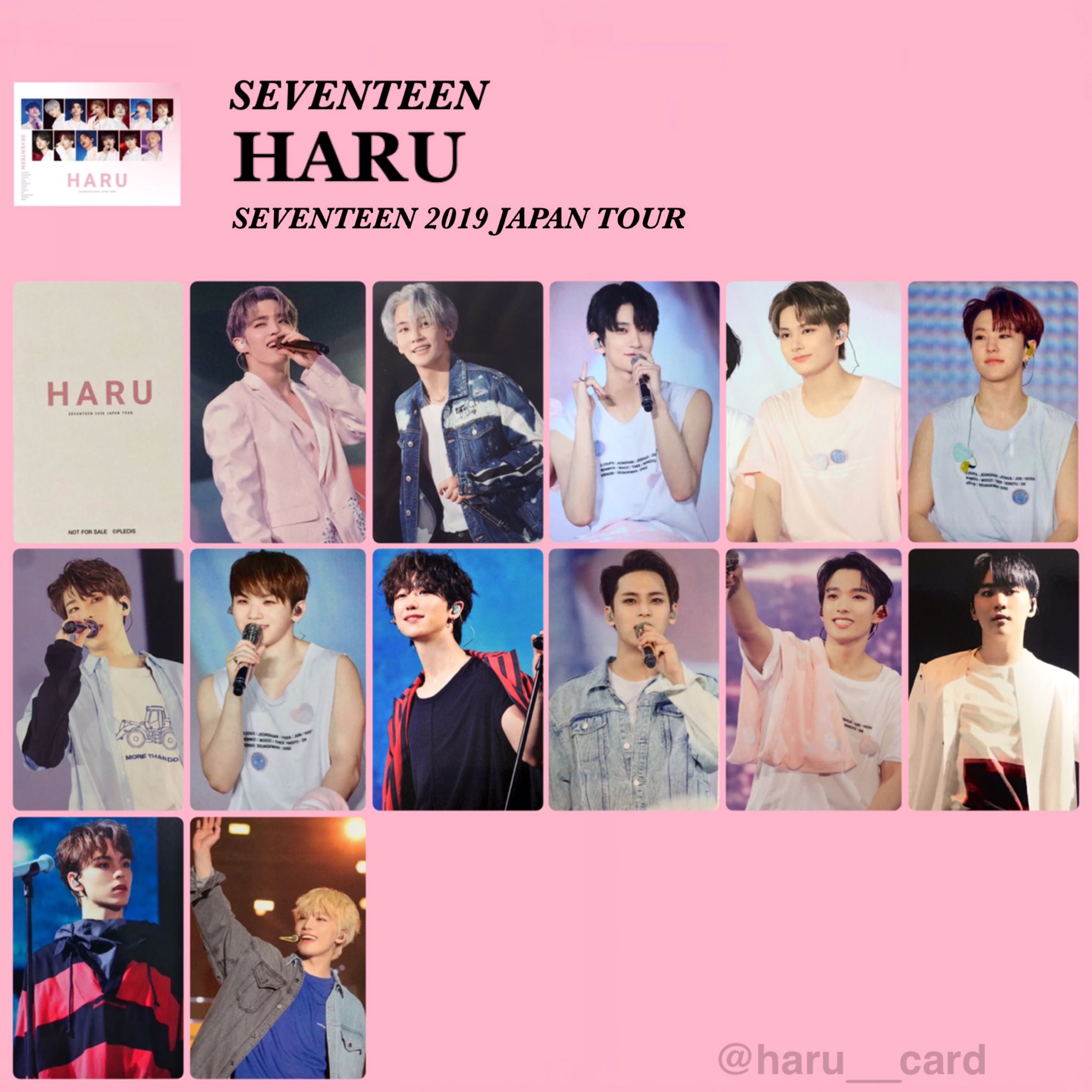 SEVENTEEN セブチ HARU トレカ コンプリート フルコンプ HARU ハルコン