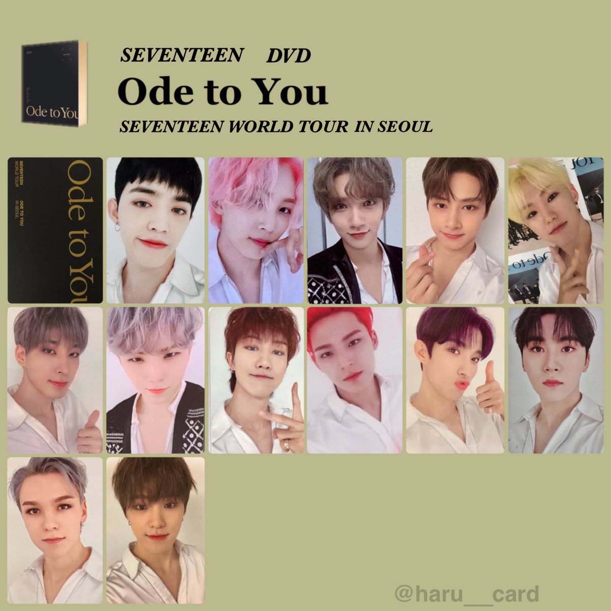 SEVENTEEN ODE TO YOU Blu-ray ソウルコン オドコン SEVENTEEN WORLD