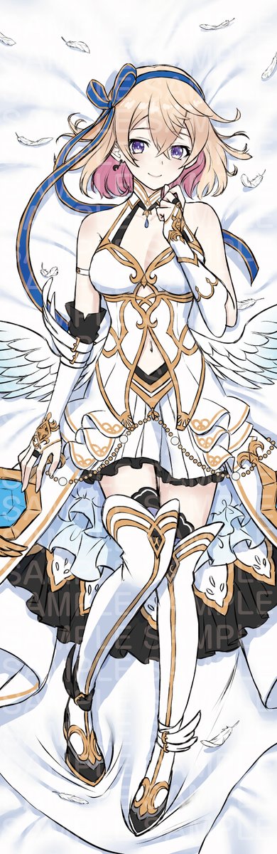 白猫抱き枕カバー エレノアの表面ラフ画像公開】 「WORLD END