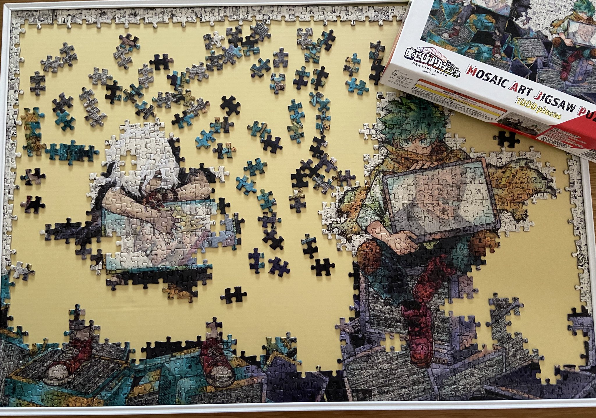 僕のヒーローアカデミア展 モザイクアートパズル 1000ピース 希少 僕の