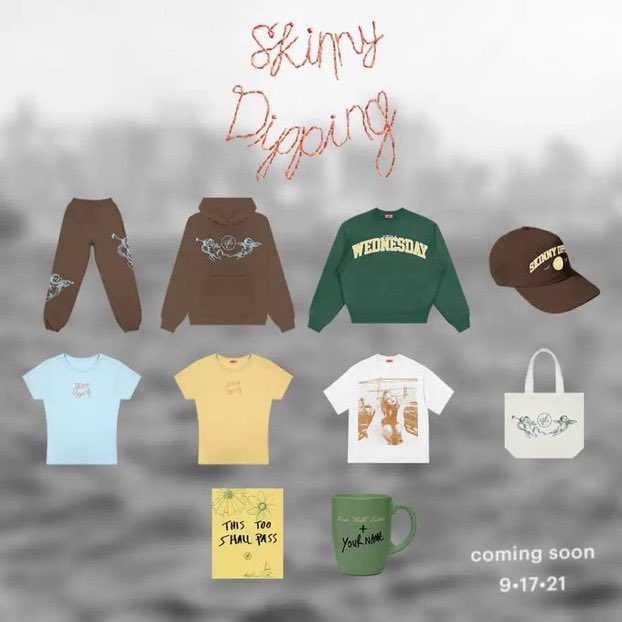 Skinny Dipping のグッズ一覧です🤎楽しみですね☕️