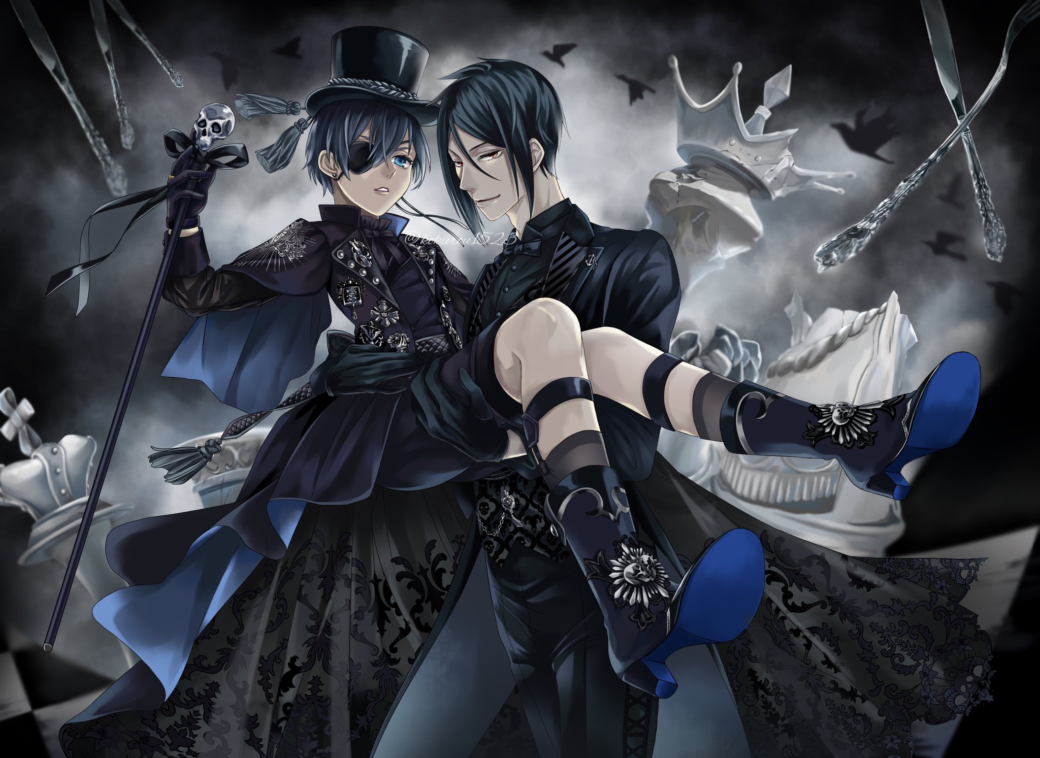 黒執事 15周年 名場面 しおり シエル セバスチャン black butler 黒