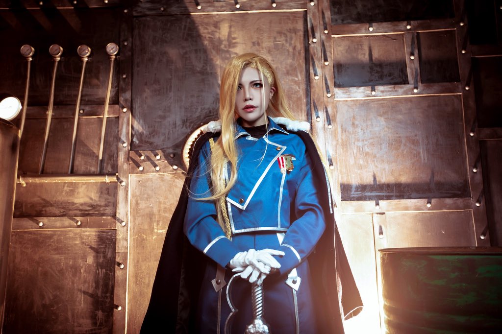 コス/cos] 鋼の錬金術師 “ICe Queen ” オリヴィエ・ミラ・アーム