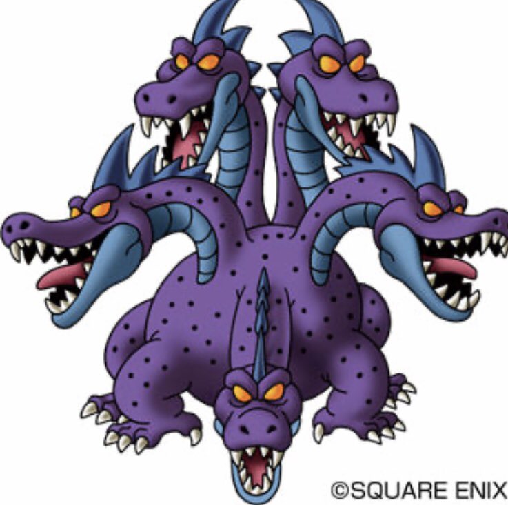 ドラクエ3，キングヒドラ ゾーマの手下の一体である魔物で