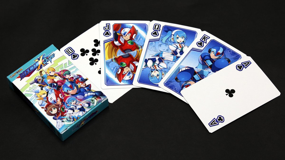 非売品 ロックマンX DiVE トランプ 50名限定 非売品 ロックマンX DiVE