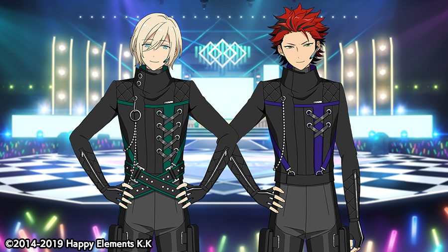 スカウト情報】 英智と紅郎と斑のカードにはルーム衣装が付いています