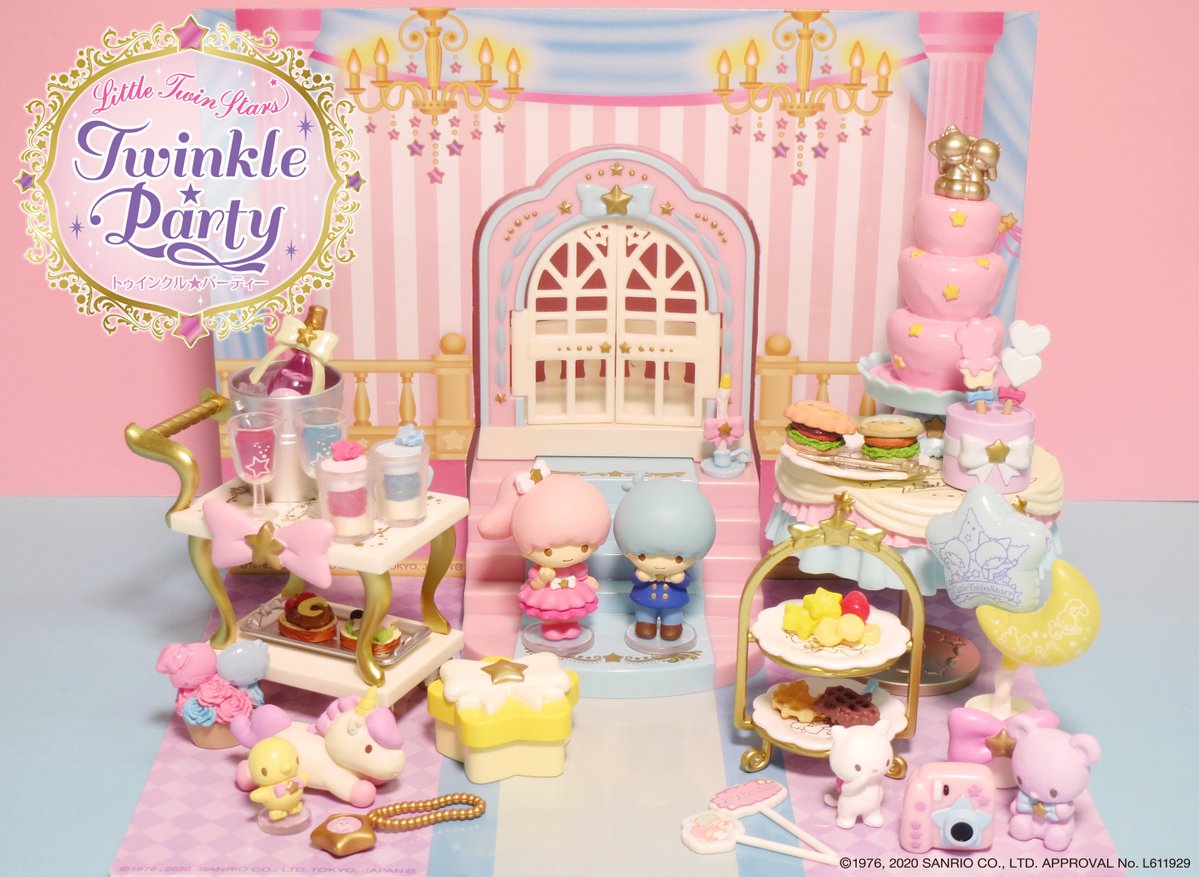 発売中【リトルツインスターズ Twinkle ☆Party】 内箱特典に