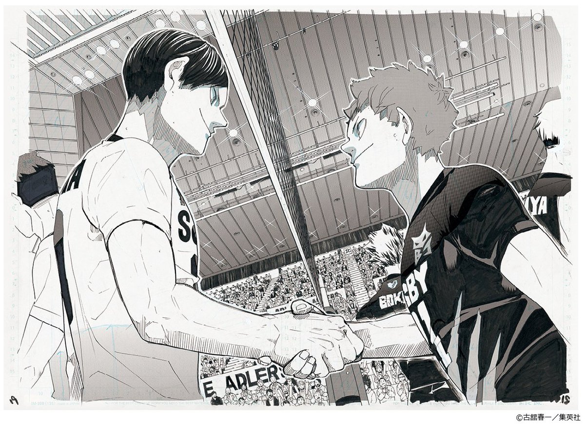 グッズ情報】 複製原稿 ライバル再会 永遠のライバル、日向と影山