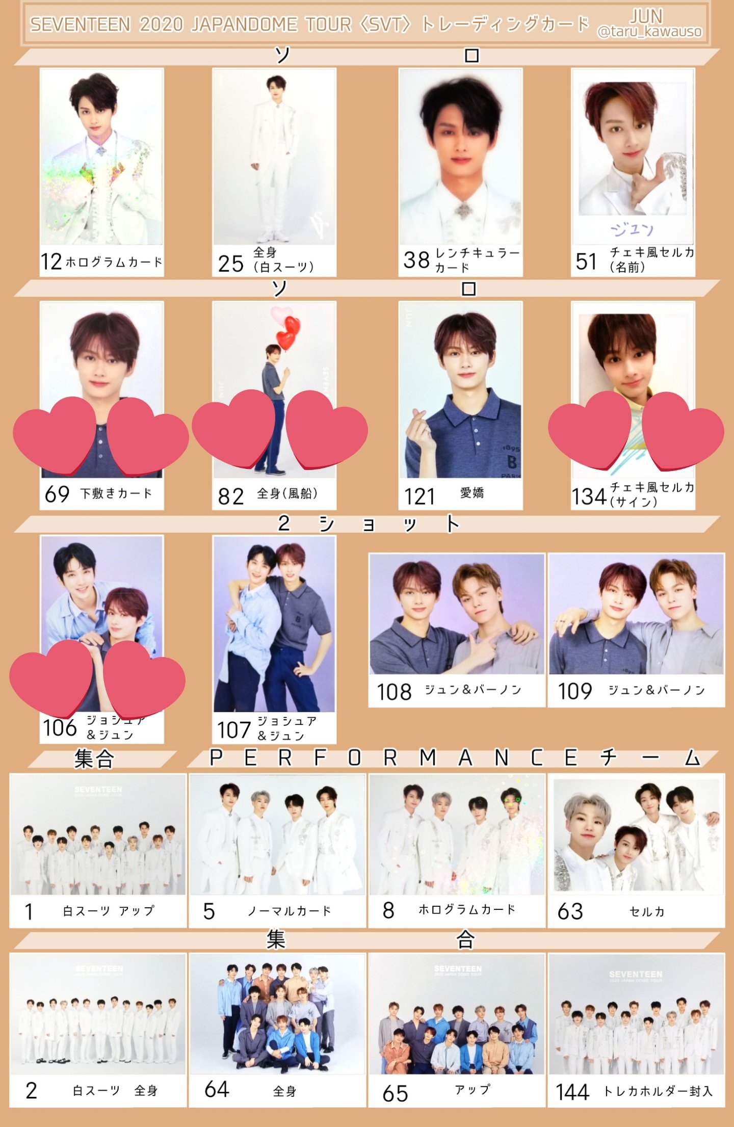 SEVENTEEN 2020 JAPAN DOMETOUR トレカ コンプリート SEVENTEEN セブチ